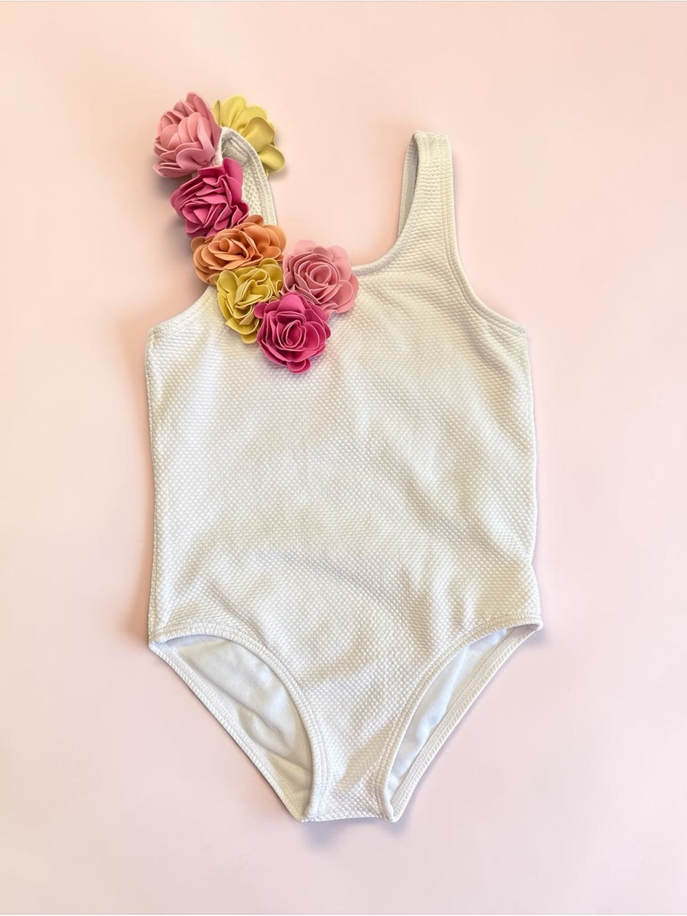 Janie and Jack X Serena Williams Rosette One Piece Swimsuit sz 4T